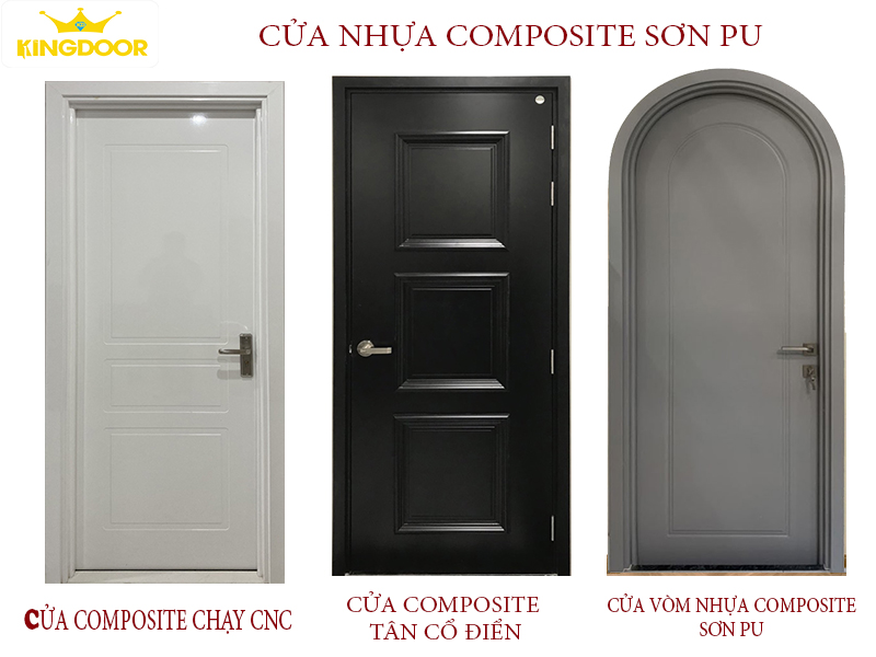 mẫu cửa nhựa composite tại bình chánh