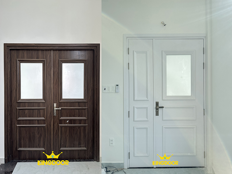 mẫu cửa nhựa composite tại bình chánh