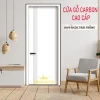 Cửa Gỗ Carbon 3009 – Ngọc Trai Trắng