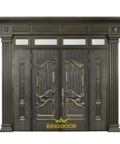 Cửa thép vân gỗ Classic KAT-41.52.52A-4TK