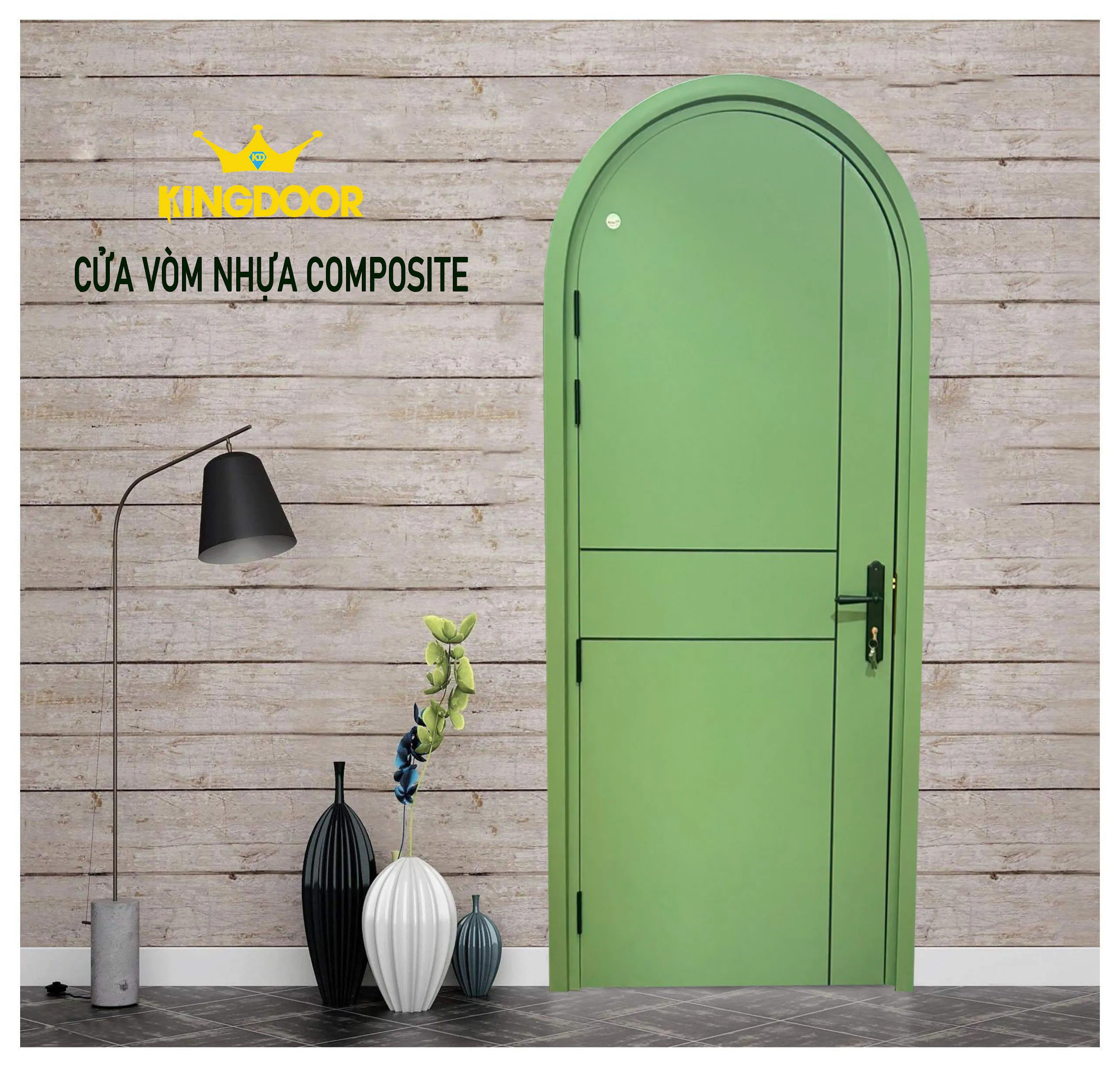 Cửa vòm nhựa composite tại phú quốc