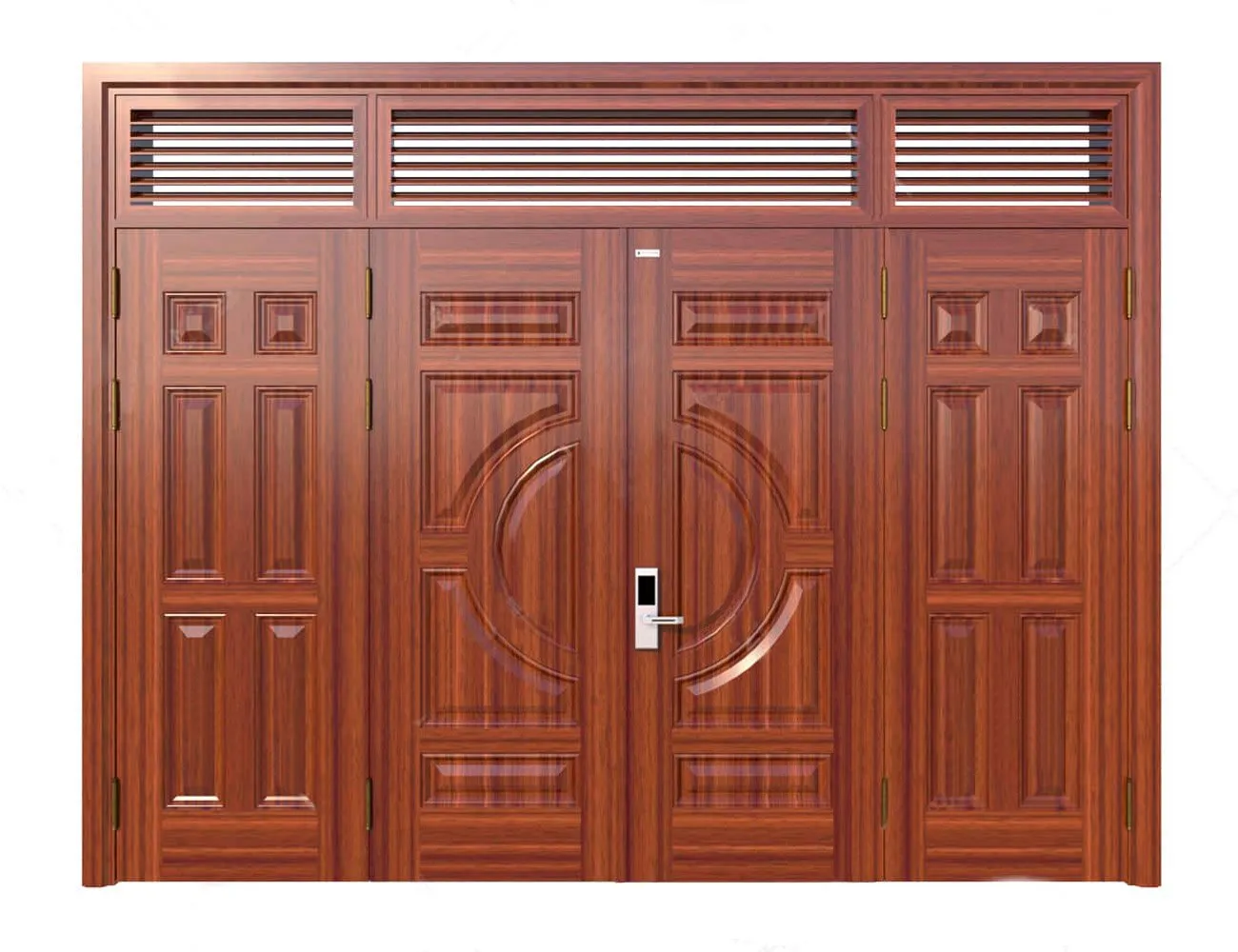 mau-cua-thep-van-go-4-canh-lech