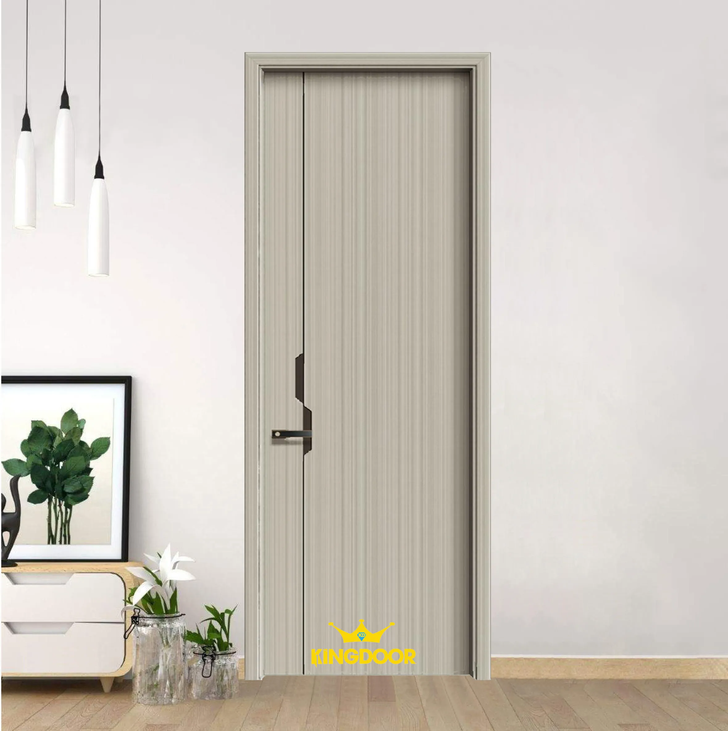 Cửa gỗ carbon 6015 - Keji No.01