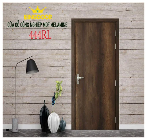 Cửa gỗ công nghiệp MDF phủ melamine KD-444RL