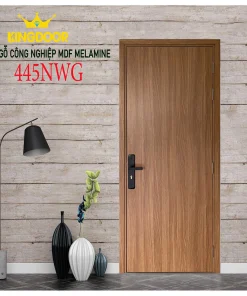 Cửa gỗ công nghiệp MDF phủ melamine KD-445NWG