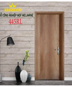Cửa gỗ công nghiệp MDF phủ melamine KD-445RL