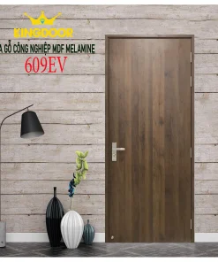 Cửa gỗ công nghiệp MDF phủ melamine KD-609EV