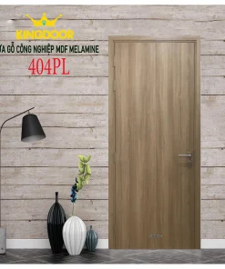 Cửa gỗ công nghiệp MDF phủ melamine KD.P-404PL