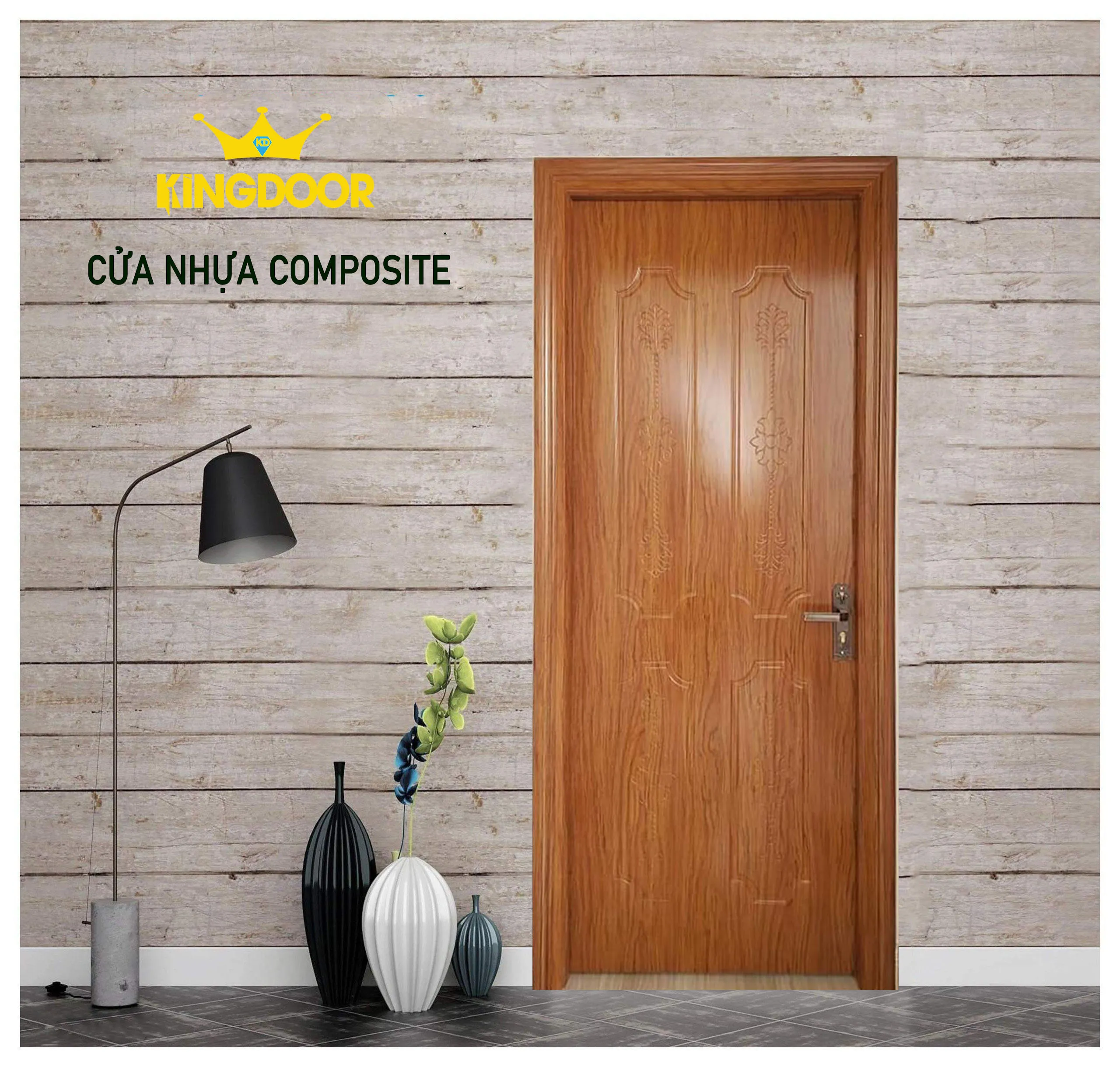 Cửa nhựa composite sơn vân gỗ LX 01-31