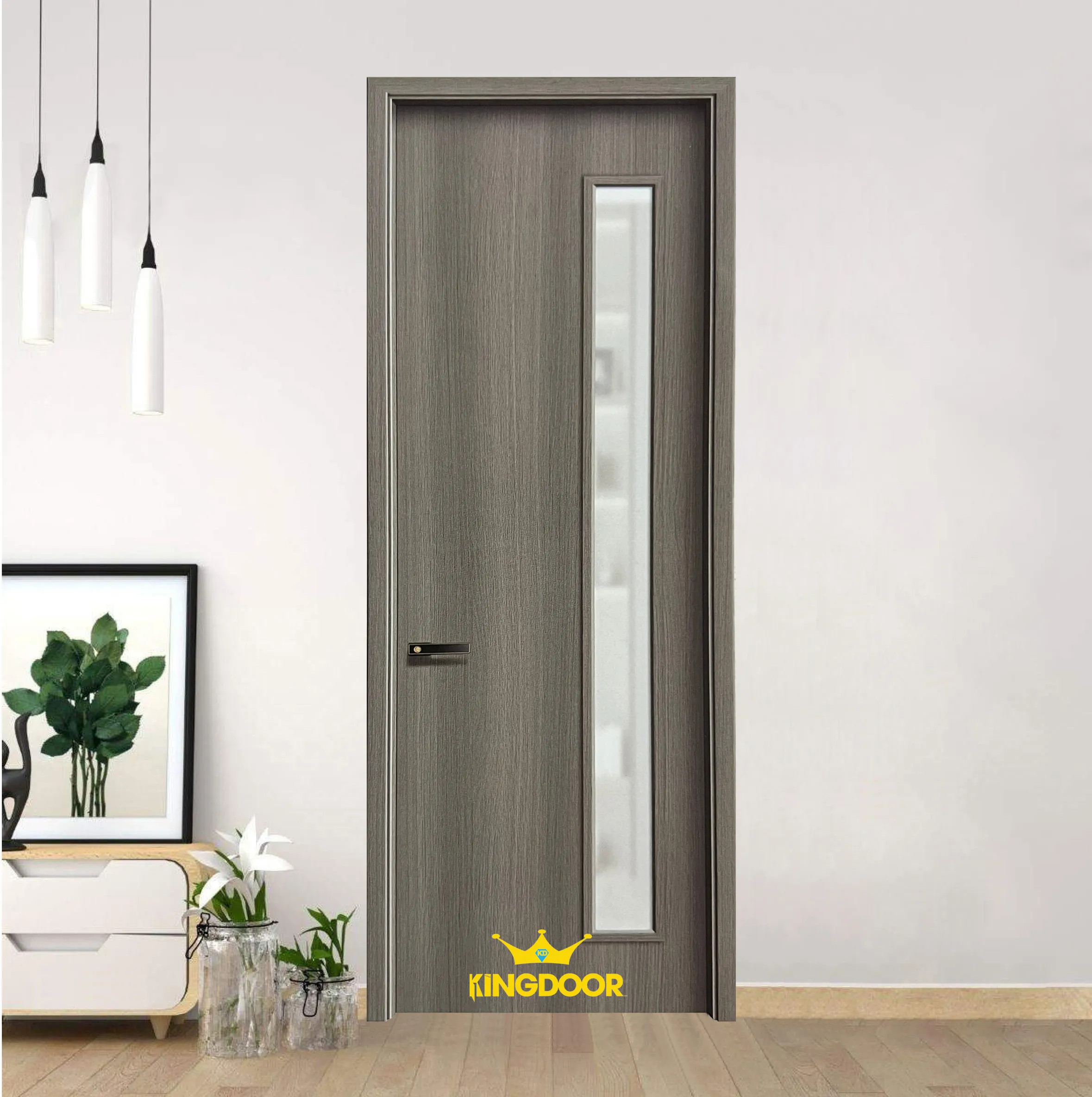 Cửa gỗ carbon 6033 - Xuanke No.01