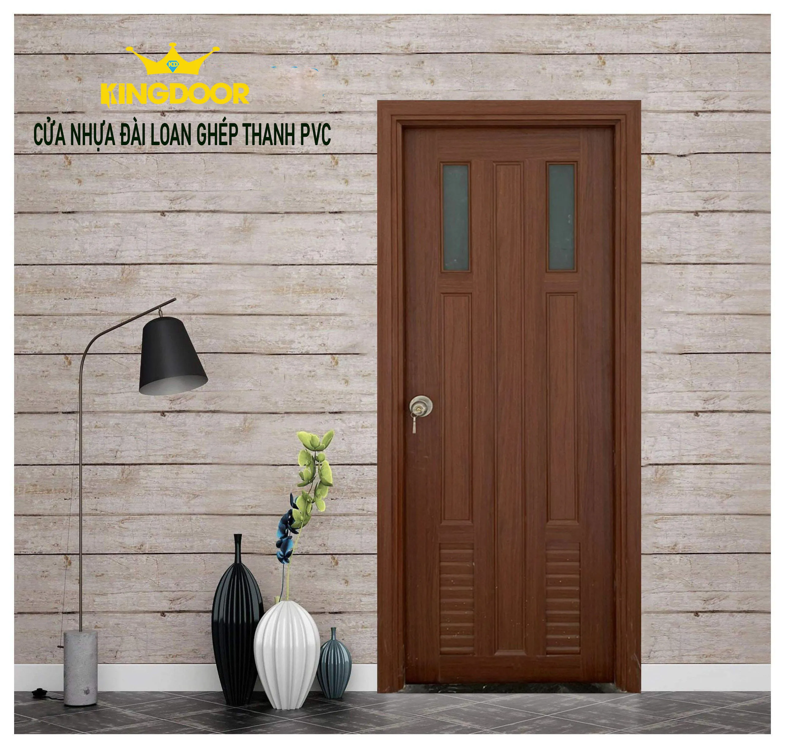 Cửa nhựa đài loan ghép thanh YF-23