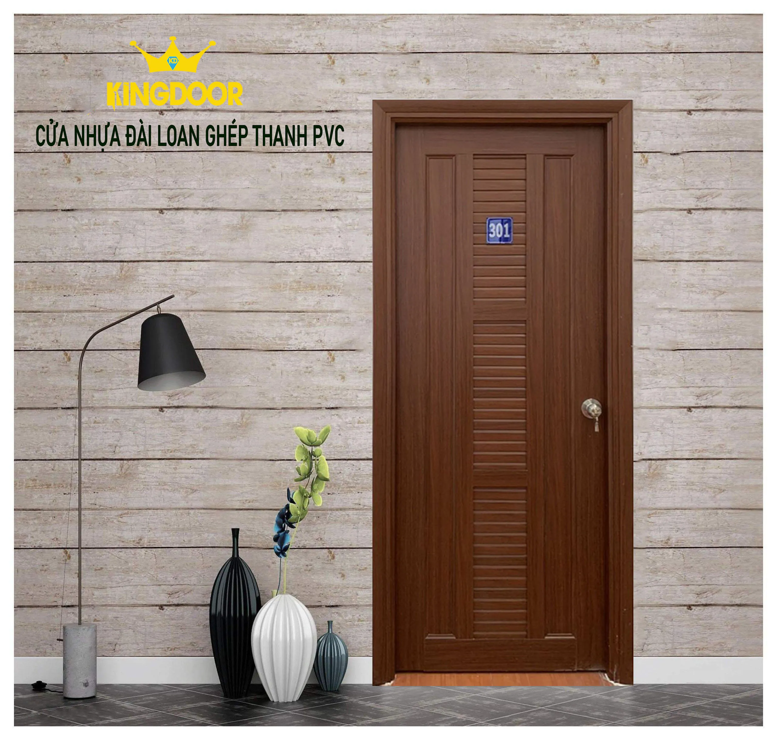 Cửa nhựa đài loan ghép thanh YF-39