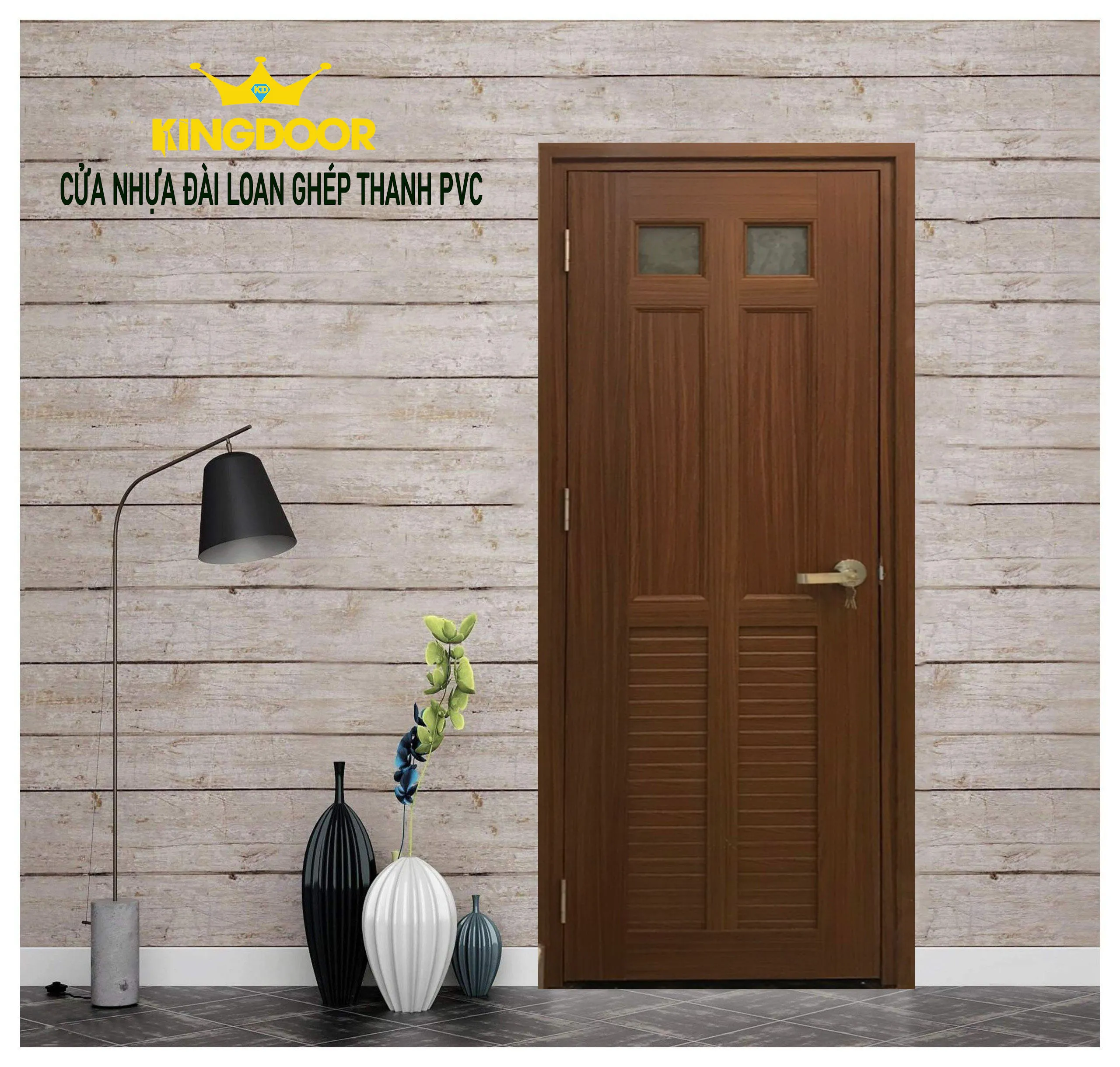 Cửa nhựa đài loan ghép thanh YF-46
