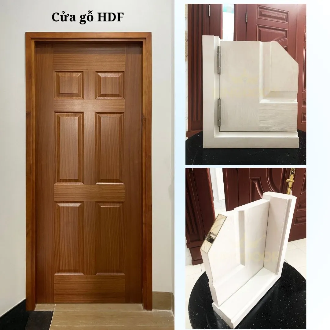 Cửa gỗ cong nghiep hdf