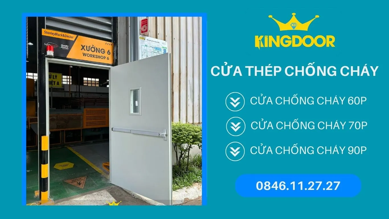 Cửa thép chống cháy tại Quận 3 | Báo giá mới nhất