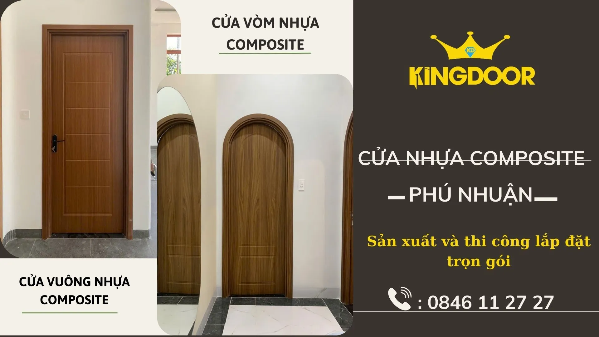 Giá cửa nhựa composite tại Phú Nhuận