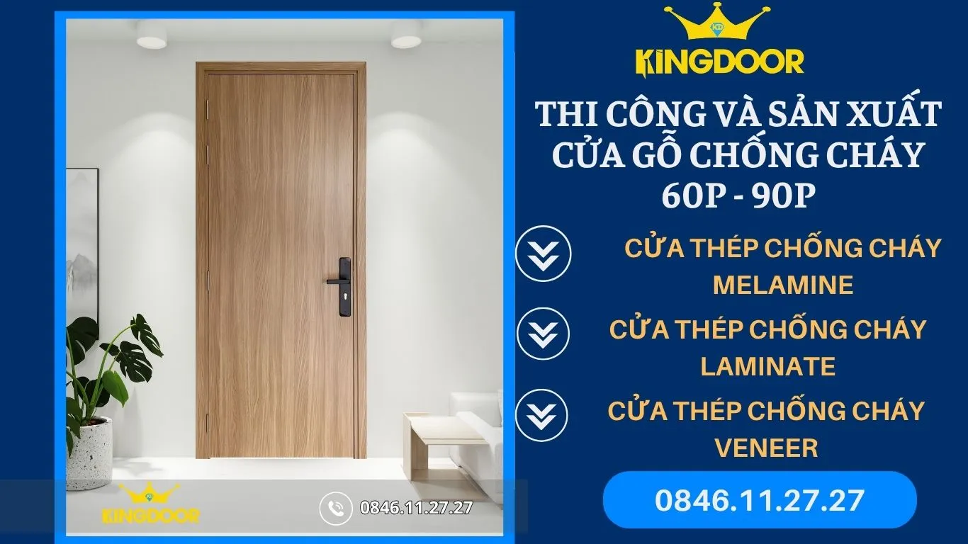 Gia cửa gỗ chống cháy mới nhất