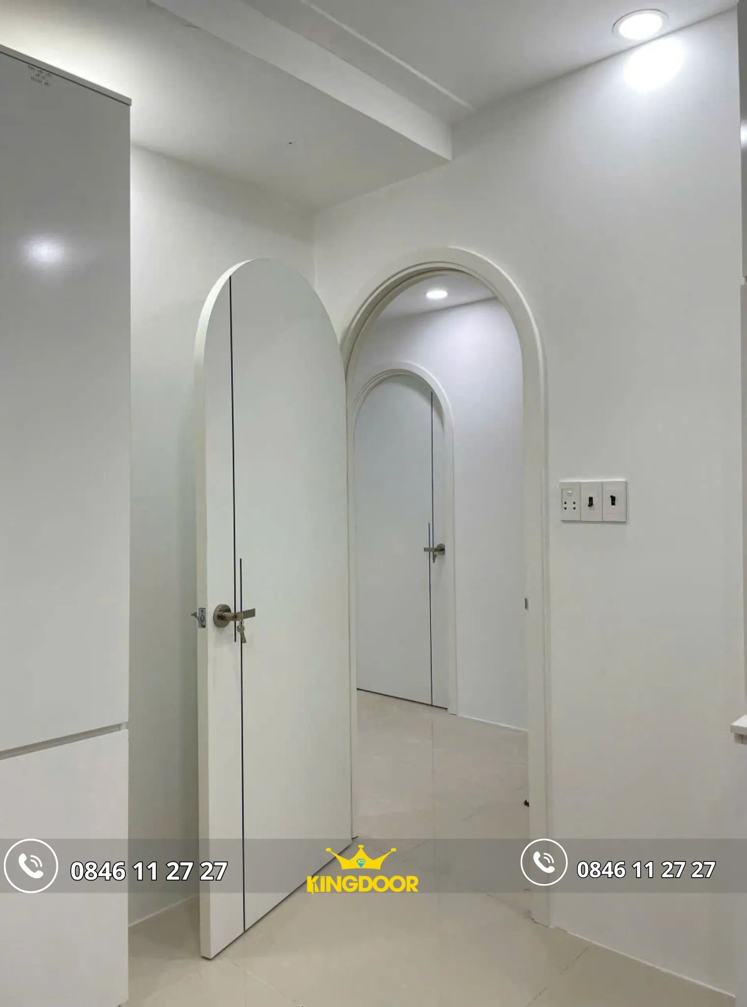 Cửa vòm nhựa composite tại phường sài gòn